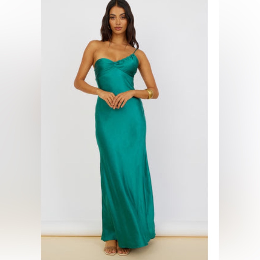 Fortunate One. “Repeat this maxi dress green”.